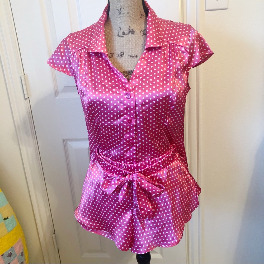 Victoria’s Secret 2 Piece Shortie PJ Set Pink